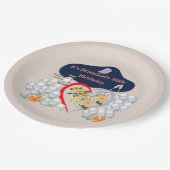 Assiette en Papier. (Angle)