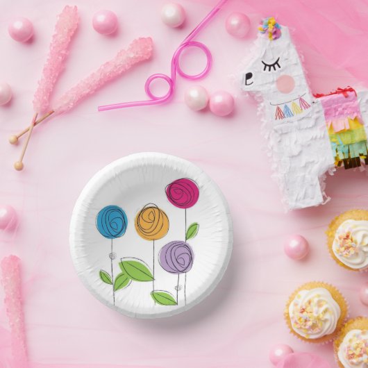 Assiette en papier (Fête)