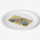 Assiette en papier (Angle)