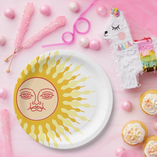 Assiette en Papier. (Fête)