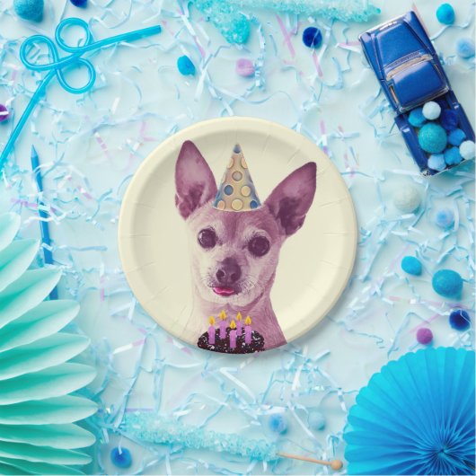 Assiette en Papier. (Fête)