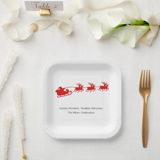Assiette en papier (Mariage)