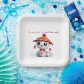 Assiette en papier (Fête)