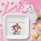 Assiette en papier (Fête)