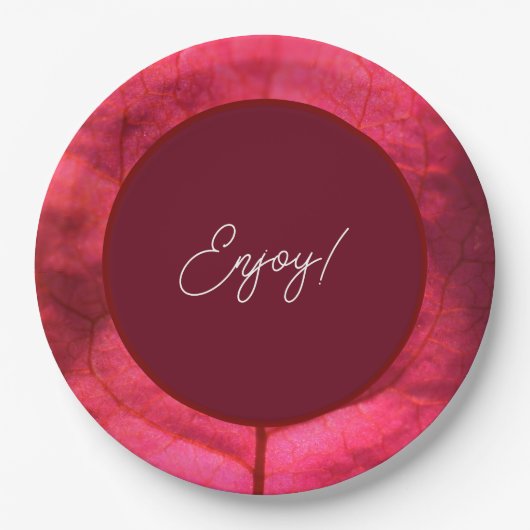 Assiette en papier (Devant)