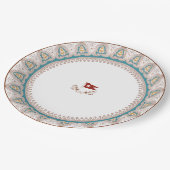 Assiette en papier à arche gothique Titanic (Angle)