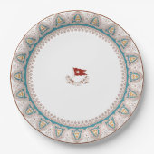 Assiette en papier à arche gothique Titanic (Devant)