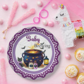 Assiette en papier A Baby's Brewing (Fête)