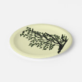 Assiette en papier - Arbre pleureur (Angle)