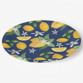 Assiette en papier au citron d'Amalfi (Angle)