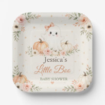 Assiette en papier Baby Shower Little Boo