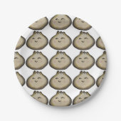 Assiette en papier Bao Dumpling (Devant)