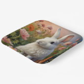 Assiette en papier Blossom Bunny & Carrot Patch (Angulaire)