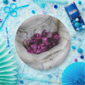 ASSIETTE EN PAPIER: BOUDDHA AVEC BLOCS (Fête)