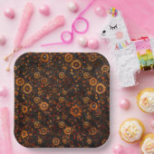 Assiette en papier Bronzage Automnal aux Vignes (Fête)