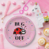 Assiette en papier Bug Off (Fête)