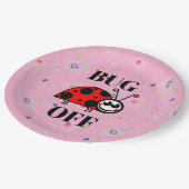 Assiette en papier Bug Off (Angle)