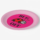 Assiette en papier Bug Off (Angle)