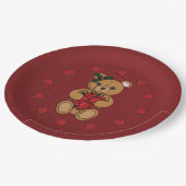 Assiette en papier cadeau de Teddy (Angle)