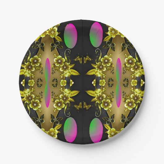Assiette en Papier Carrée (Devant)