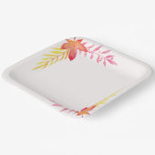 Assiette en papier carrée de 9" (Angulaire)