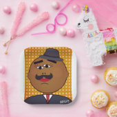 Assiette en papier carrée QUICKDRAW (Fête)