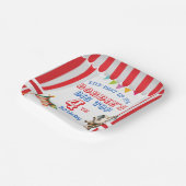 Assiette en papier cirque Big Top (Angulaire)