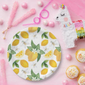 Assiette en papier citron d'Amalfi (Fête)