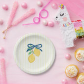 Assiette en Papier Citron Squeeze the Day (Fête)