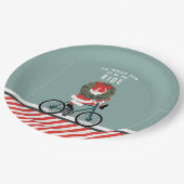 Assiette en papier créative pour fête de Noël (Angle)