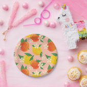Assiette en papier d'agrumes doux (Fête)