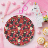 Assiette en Papier de 22.9 cm. (Fête)