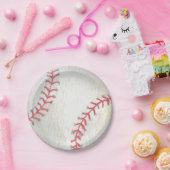 Assiette en papier de baseball (Fête)
