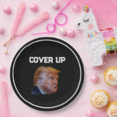 Assiette En Papier De Couverture De Trump (Fête)