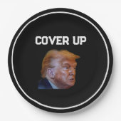 Assiette En Papier De Couverture De Trump (Devant)