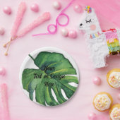 Assiette en papier de jardin (Fête)