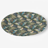 Assiette en papier de Noël à thème religieux Crèch (Angle)