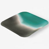 Assiette en papier de rivage (Angulaire)