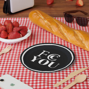 Assiette en papier FCC YOU