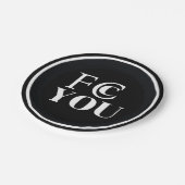 Assiette en papier FCC YOU (Angle)