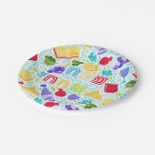 Assiette en papier festive de Pâque (Angle)
