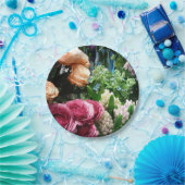 Assiette en papier Fleurs de printemps (Fête)