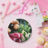 Assiette en papier Fleurs de printemps (Fête)