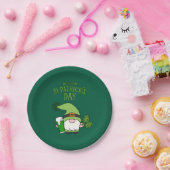 Assiette en papier Gnome St. Patrick (Fête)