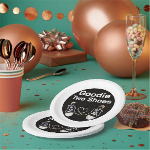 Assiette en papier Goodie Two Shoes