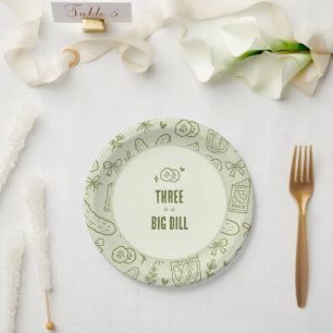 Assiette en papier Gros Cornichon