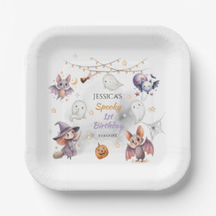 Assiette en papier Happy Boo Halloween – Gentil Fa