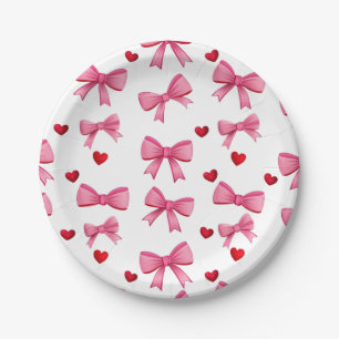 Assiette en papier Hearts Party