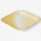 Assiette en papier imprimée ambre doux (Angulaire)