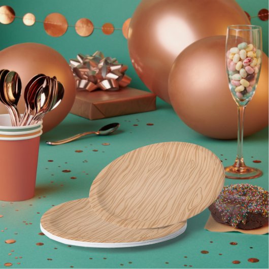 Assiette en papier jetable de 7 pouces à motif de (Multi)